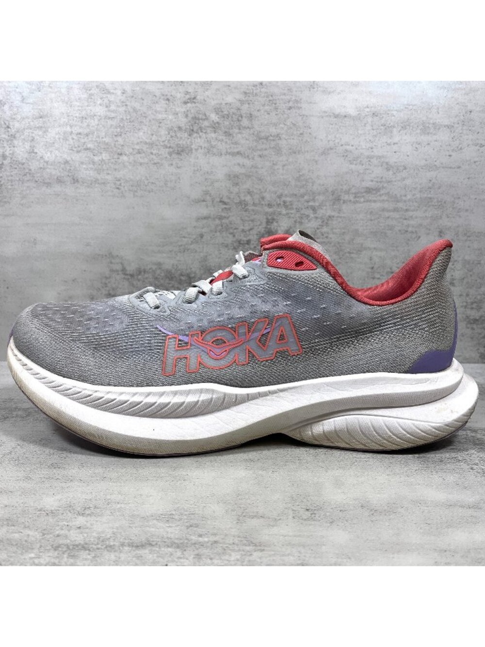 Hoka One One Mach 6 Running Shoes - Women's Size 10 D Wide - Gray